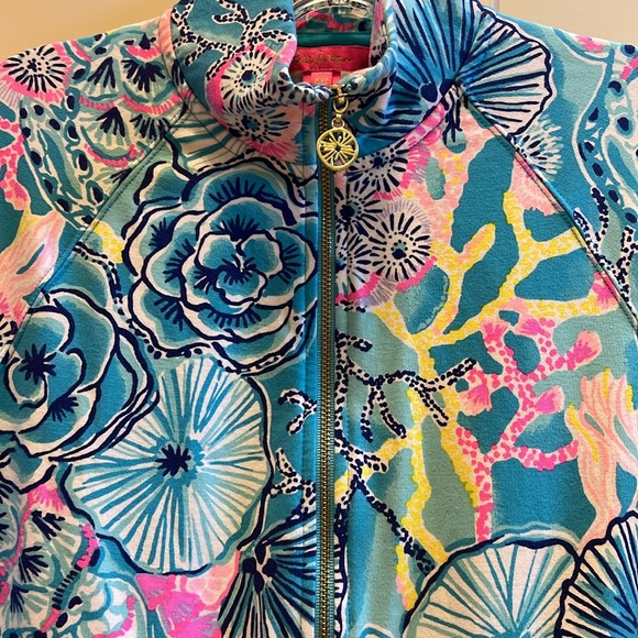 NWOT Lilly Pulitzer Popover, Blue, XXS - Picture 2 of 4